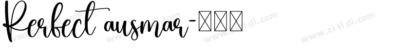 Perfect ausmar字体转换